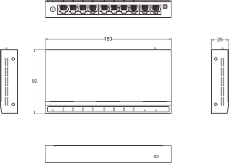 10 ports poe switch